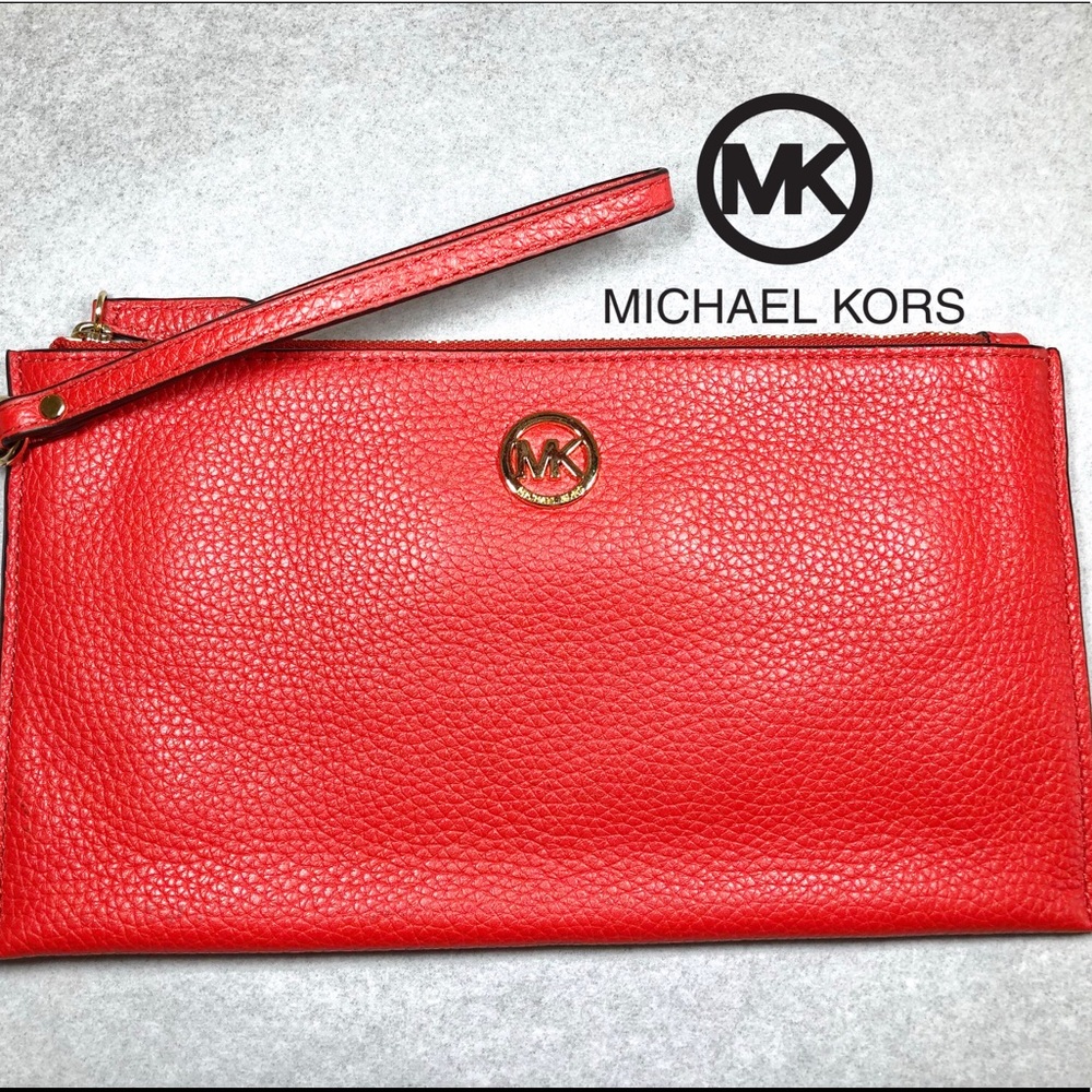 Michael Kors Large Zip Clutch